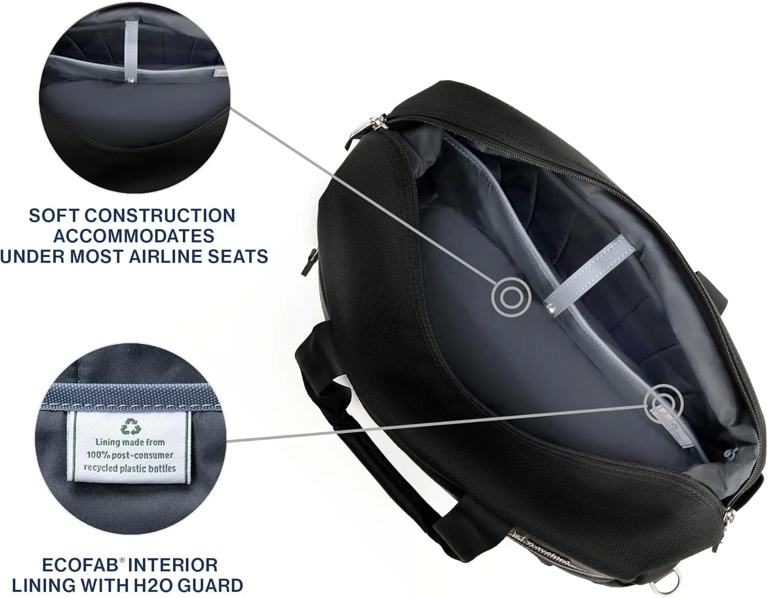 Travelpro Platinum Elite Carry on Soft Travel Underseat Tote Bag