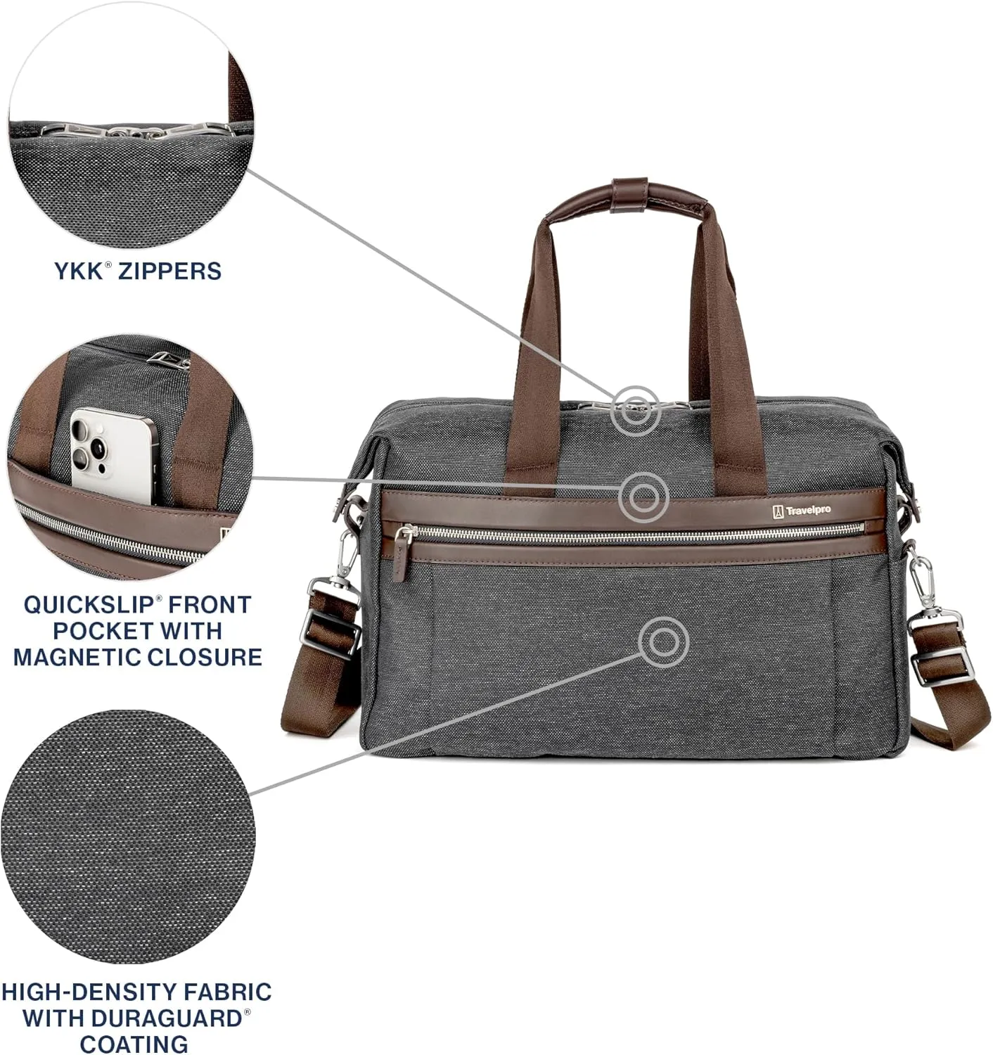 Travelpro Platinum Elite Carry on Soft Travel Underseat Tote Bag