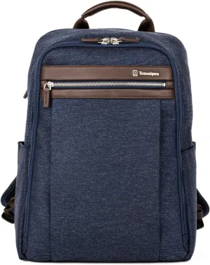 Travelpro Platinum Elite Slim Laptop Travel Backpack, Fits up to 16 Inch Laptop, Business, Water Resistant, Men and Women, True Navy Blue