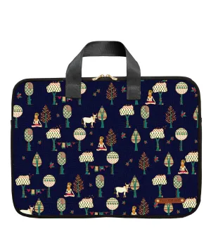 Tree Laptop Sleeves Navy