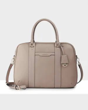 Trudi Double Zip Top Laptop Work Bag with Crossbody Strap