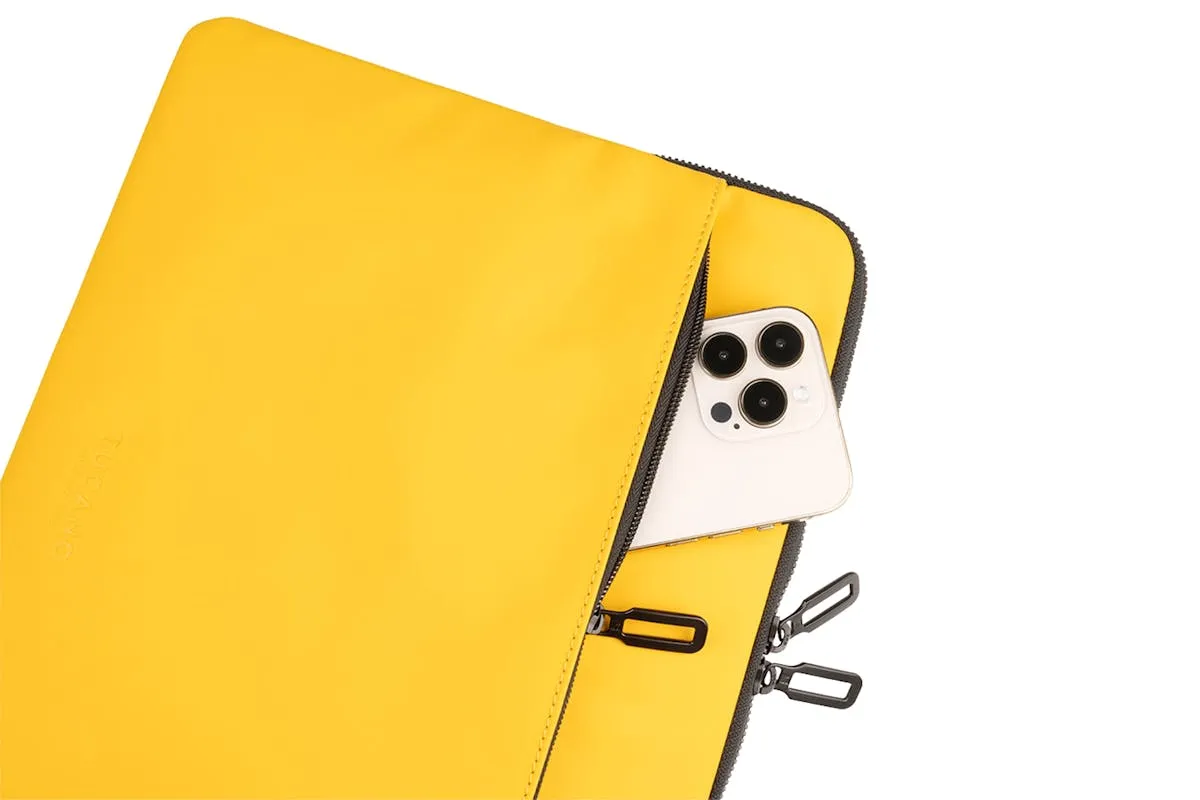 Tucano Gommo MacBook Air 15" and Laptop 14" Sleeve Laptop Bag | Yellow