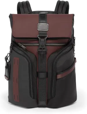Tumi Men's Logistics Flap Lid Backpack, Oxblood, One Size