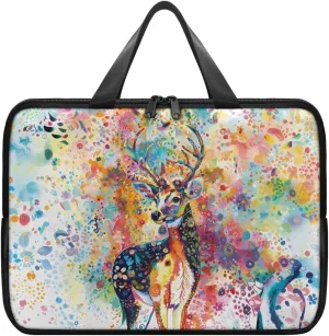 Uasibuni PU Leather Laptop Bag with Handle,Stylish Computer Bag,17.3" Laptop Messenger Bag for Women Men
