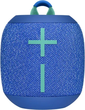 Ultimate Ears WONDERBOOM 2, Portable Wireless Bluetooth Speaker, Big Bass 360 Sound, Waterproof/Dustproof IP67, Floatable, 100 Ft Range - Bermuda Blue