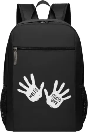 Umbrella-Academy - Klaus-Hands Travel Laptop Backpack, Business Anti Theft Slim Sturdy Laptops Backpacks, College Computer Bag Gift for Men & Women Fits 17 Inch Notebook,Black