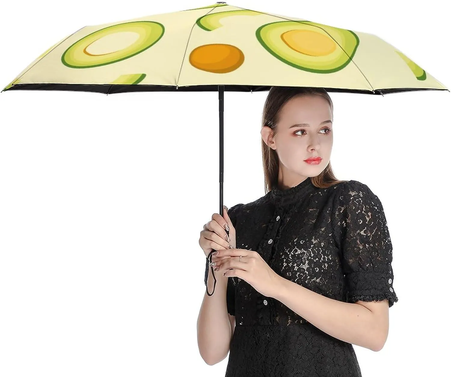 Umbrella Compact Folding Domestic Birds Geese Travel Umbrella Auto Open And Close for Windproof, Rainproof