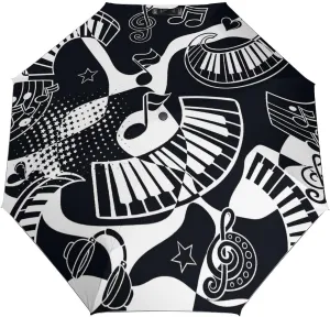 Umbrella Compact Folding Wooded Hunting Travel Umbrella Auto Open And Close for Windproof, Rainproof