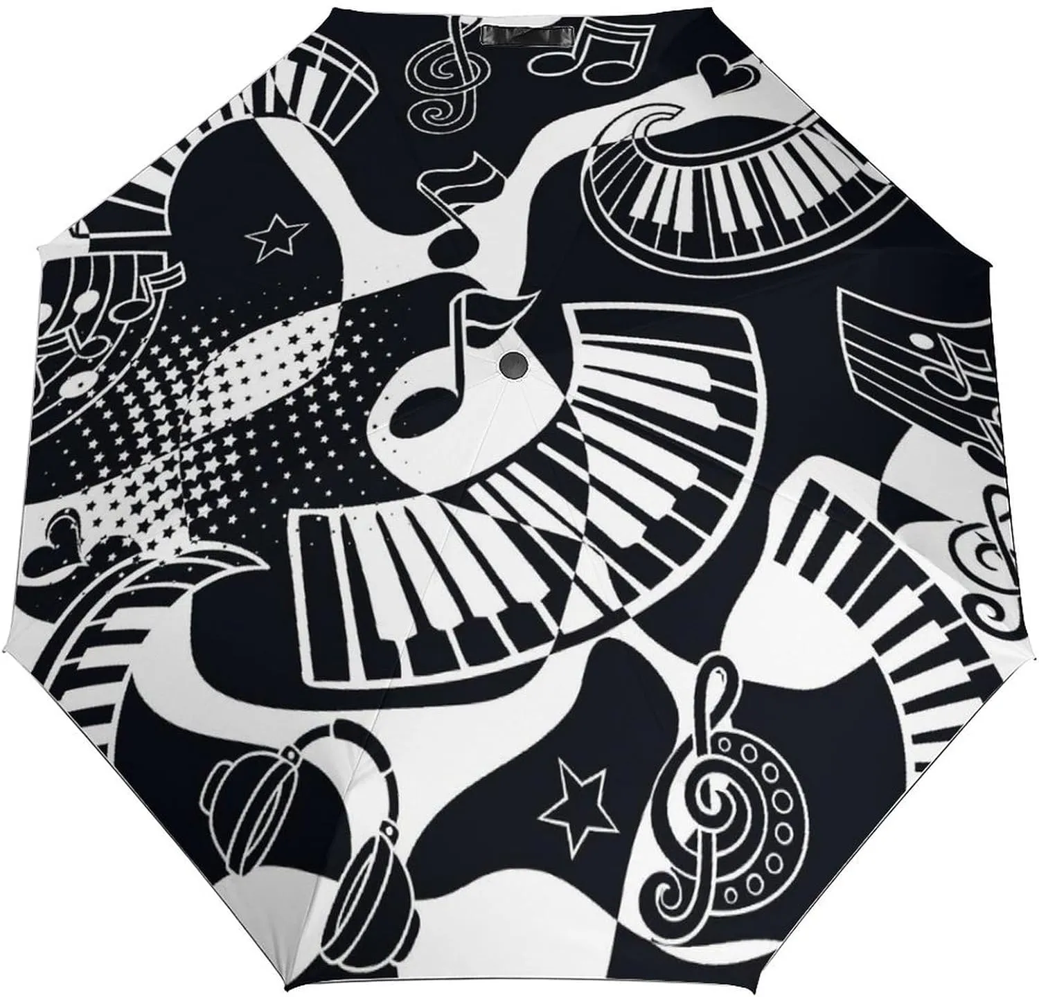 Umbrella Compact Folding Wooded Hunting Travel Umbrella Auto Open And Close for Windproof, Rainproof