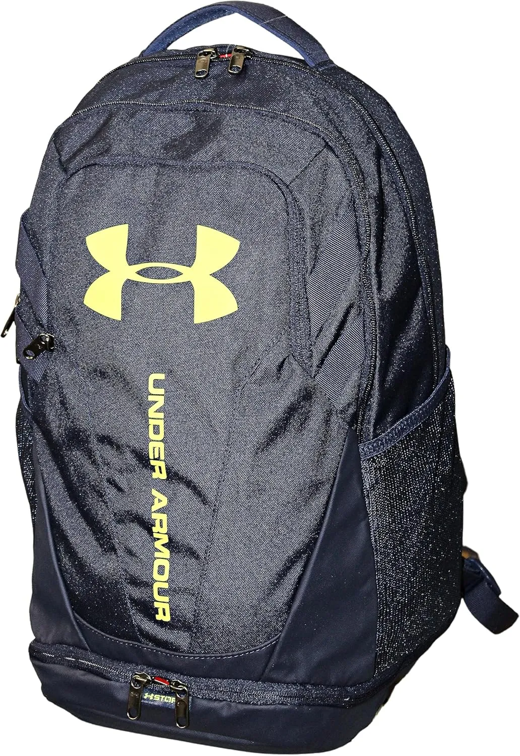 Under Armour Men's UA Hustle 3.0 Backpack (Naval Academy/Lime 417)