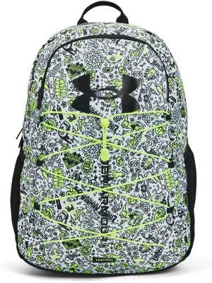 Under Armour Unisex-Adult Hustle Sport Backpack, (732) High Vis Yellow/Black/Metallic Black, One Size Fits All