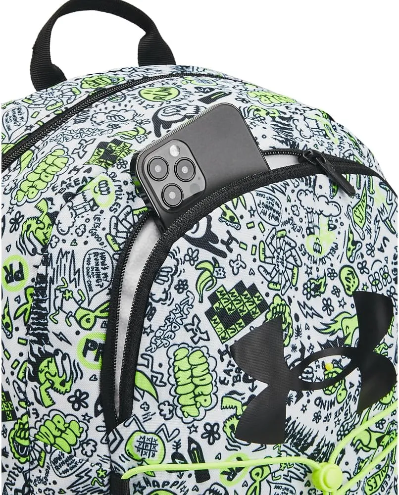 Under Armour Unisex-Adult Hustle Sport Backpack, (732) High Vis Yellow/Black/Metallic Black, One Size Fits All