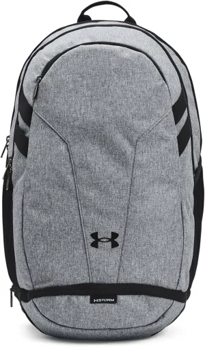 Under Armour Unisex Hustle 5.0 Team Backpack, (012) Pitch Gray Medium Heather/Black/Black, One Size Fits All