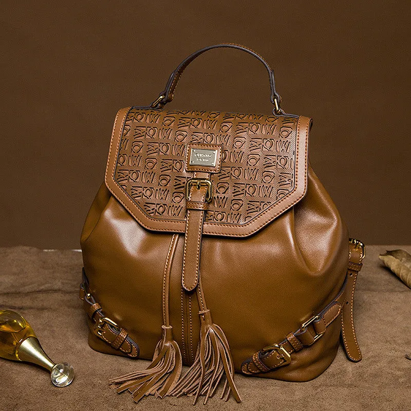 Upasana genuine leather backpack