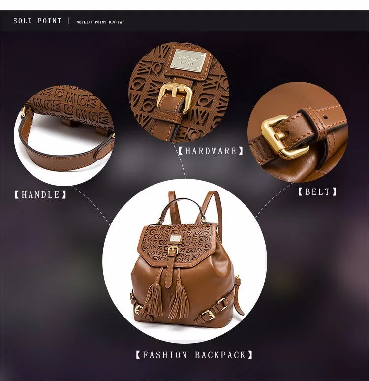 Upasana genuine leather backpack