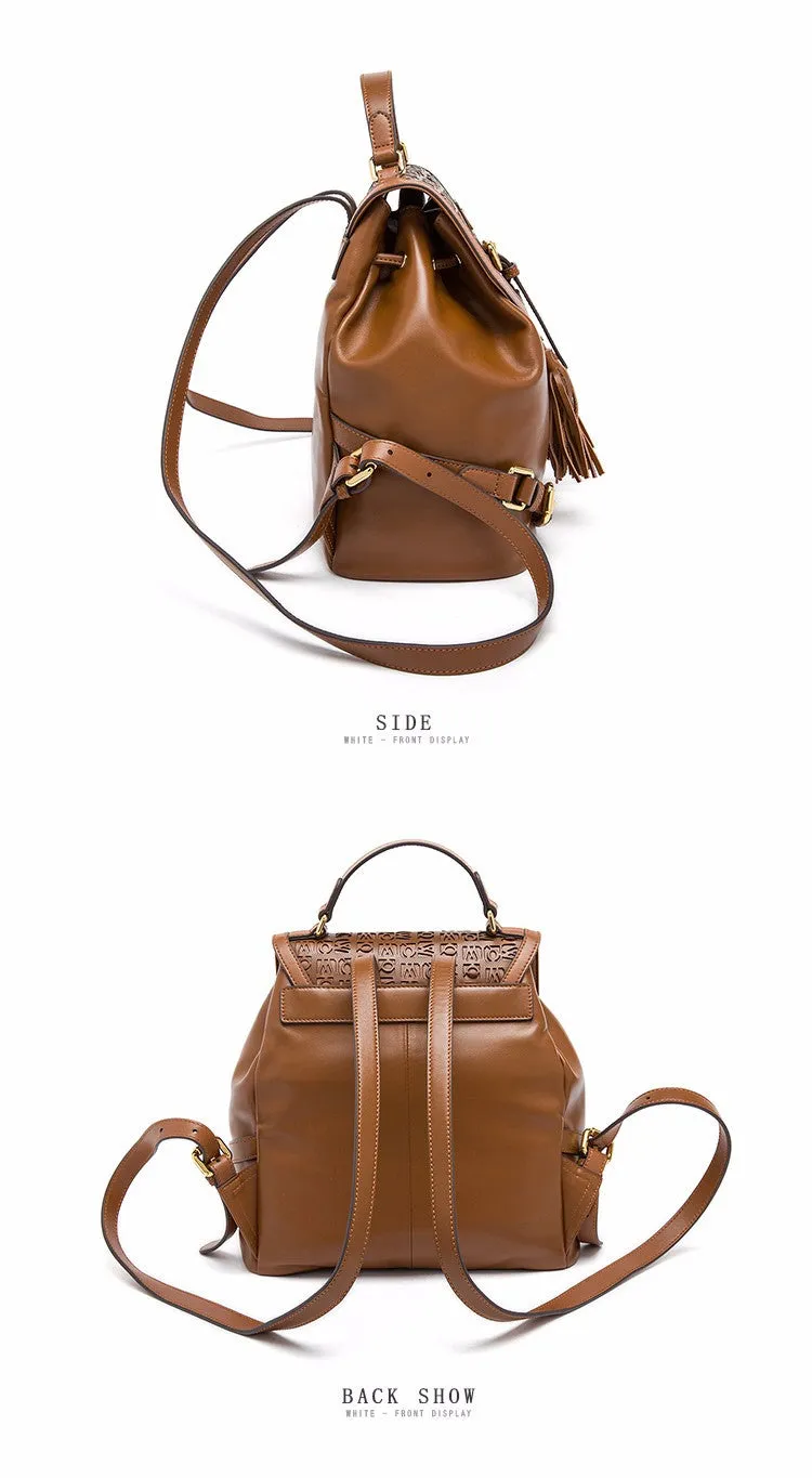 Upasana genuine leather backpack