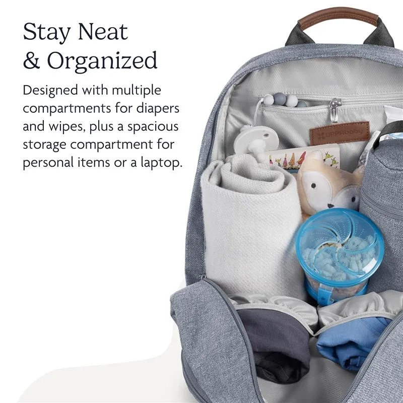 Uppababy - Changing Backpack, Callum/Dillan (Stone Blue | Sand Leather)