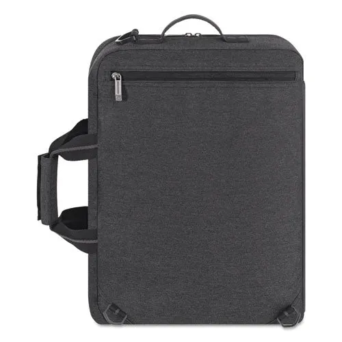 Urban Hybrid Briefcase holds Laptops up to 15 1/2", 17" x 12" x 7", Charcoal