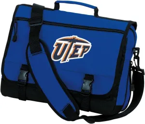 UTEP Miners Laptop Computer Bag UT El Paso Messenger Bag Briefcase