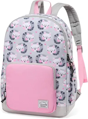 VASCHY Kids backpacks, Cute Lightweight Water Resistant Preschool Backpack for Boys and Girls Chest Strap