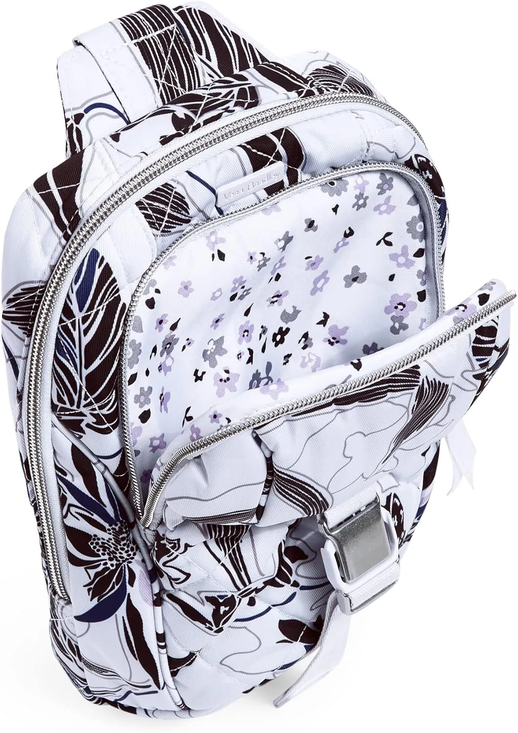 Vera Bradley Women's Performance Twill Utility Sling Backpack, Twilight Garden, One Size