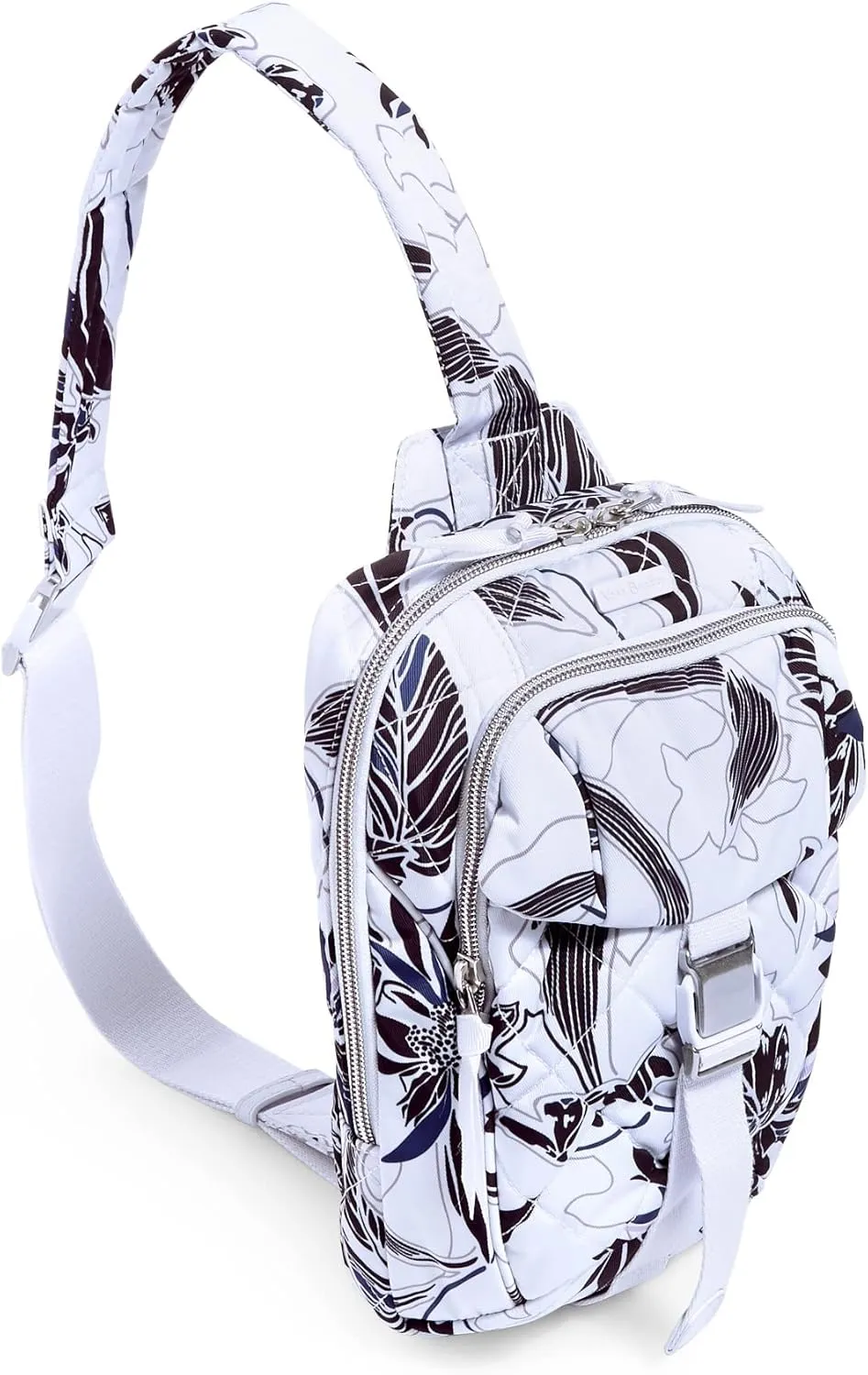 Vera Bradley Women's Performance Twill Utility Sling Backpack, Twilight Garden, One Size