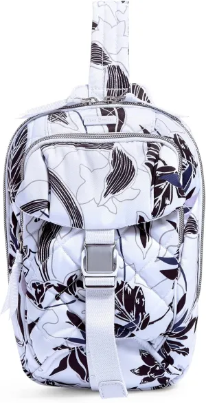 Vera Bradley Women's Performance Twill Utility Sling Backpack, Twilight Garden, One Size