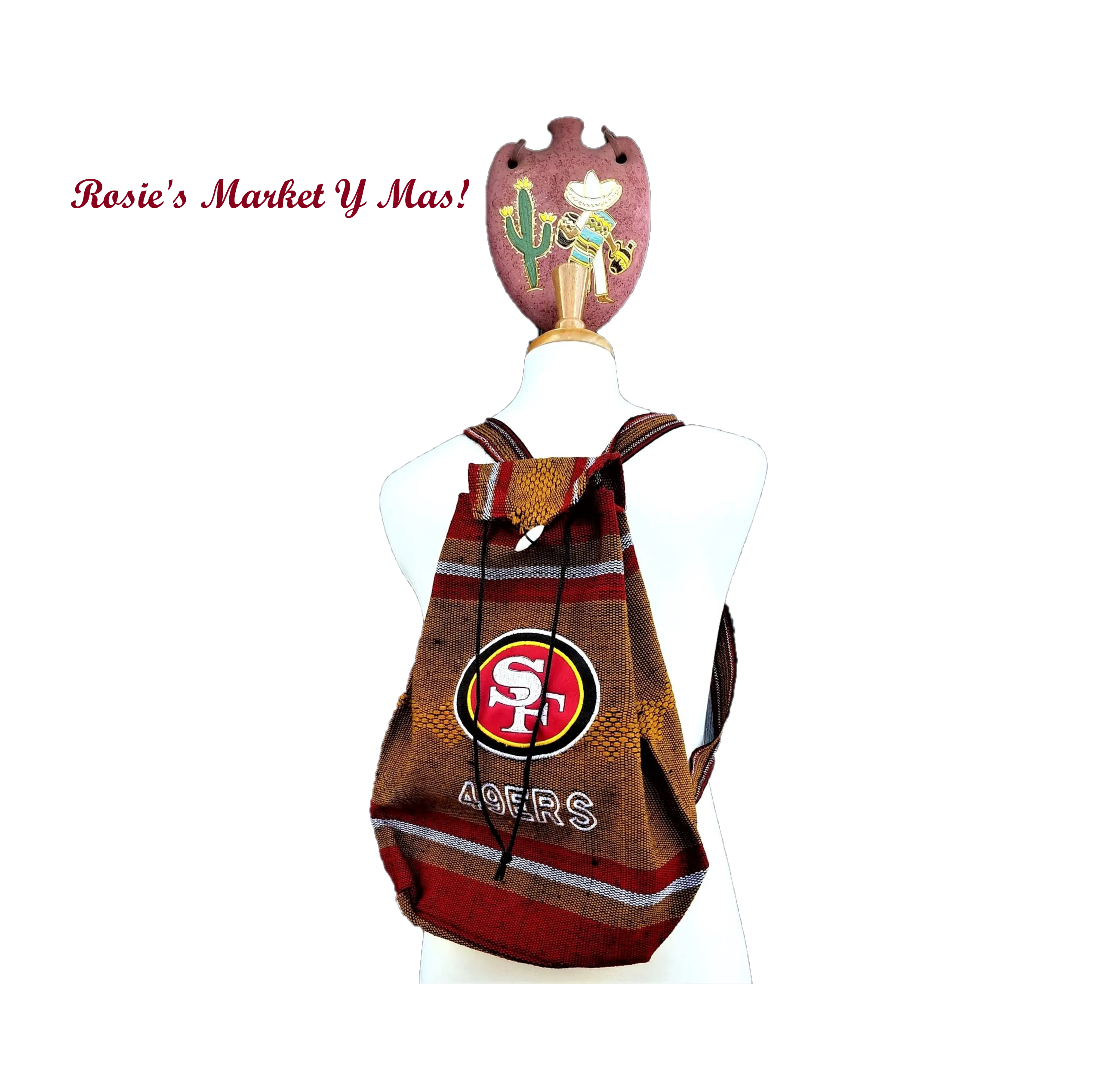 Vibrant Handwoven Mexican Backpack-Boho