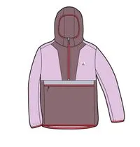 Viento Recycled Windshell Anorak - Lilac Mist/Grape
