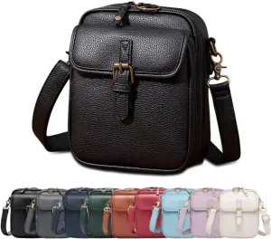 Vintage Large Capacity Messenger Bag, 2025 New Double Layer Large Capacity Messenger Bag, for Work, Travel, or Daily Use