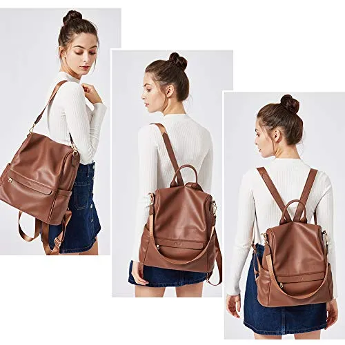 Vintage Leather Women's Backpack Purse