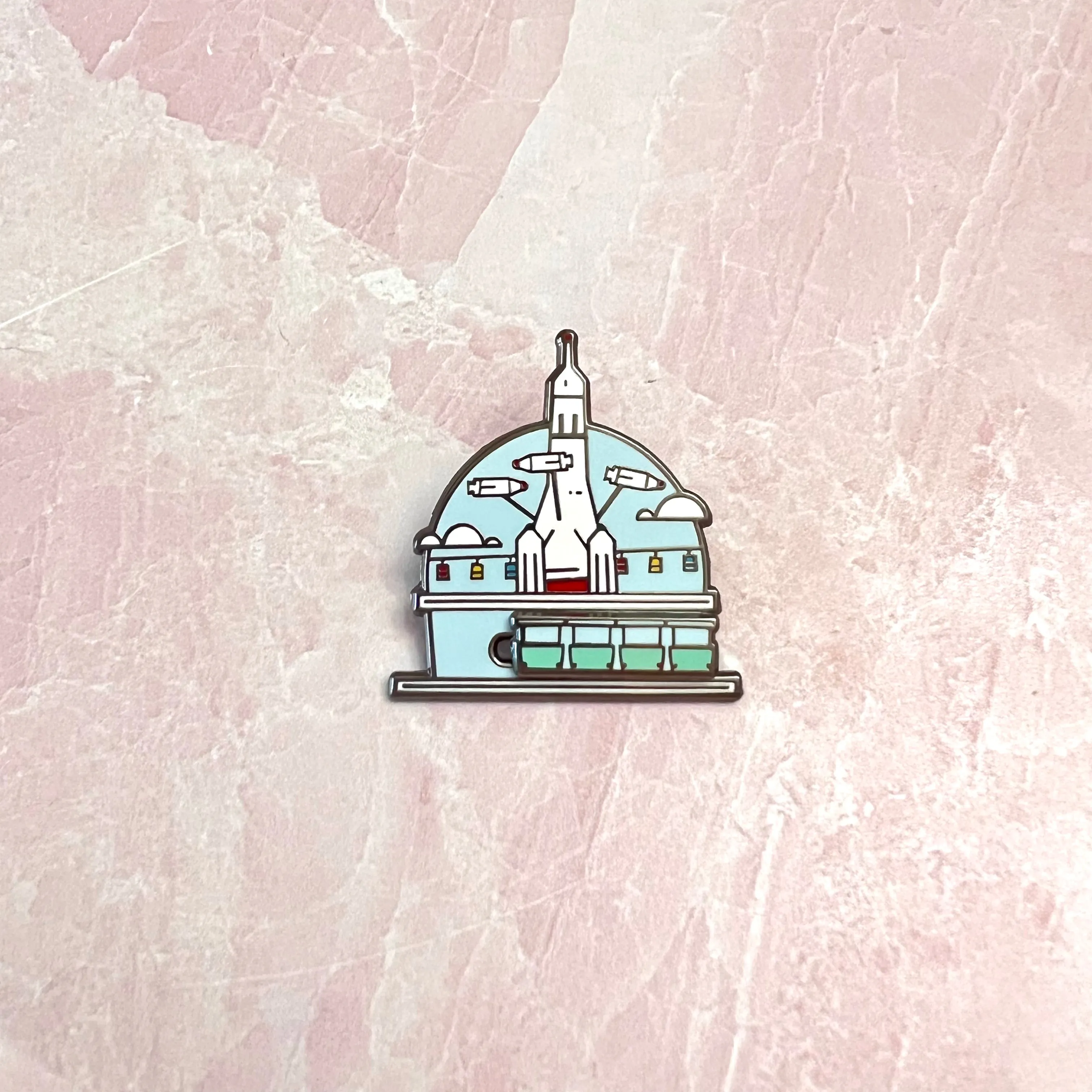 Vintage Tomorrowland sliding pin