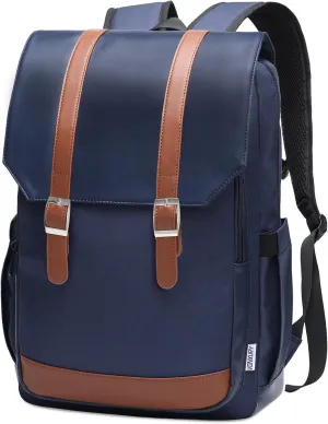 VX VONXURY Backpack for Women, 15.6 Inch Laptop Bag Anti-theft Backpack for Work Travel (Blue)