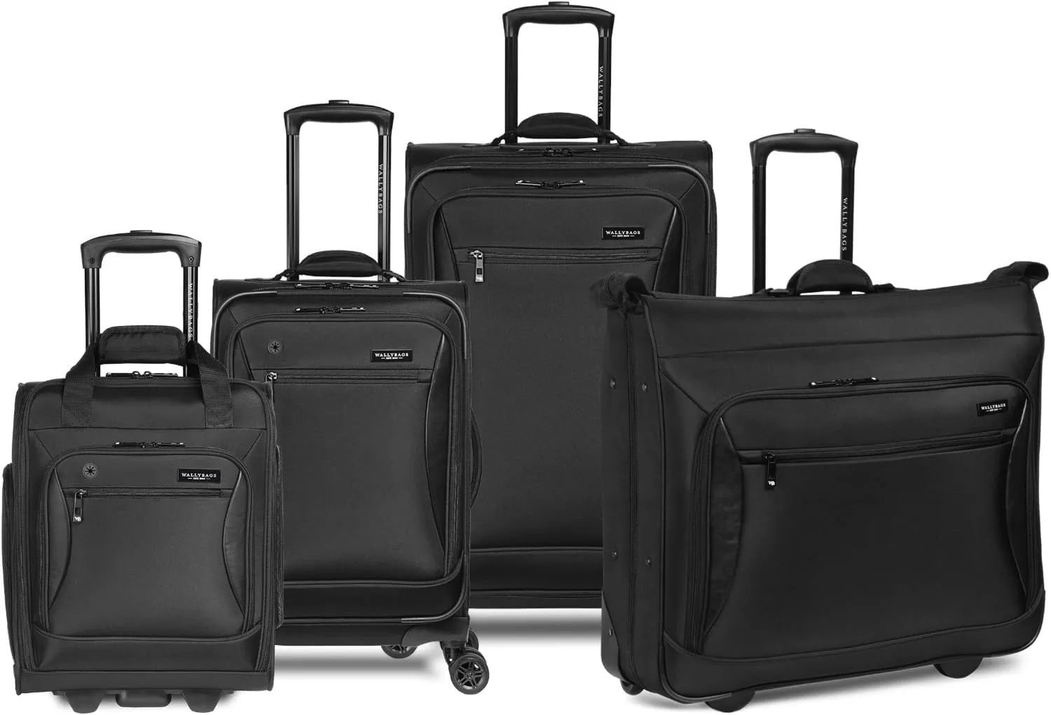 WallyBags Solutions 16” Underseat Bag with Padded Laptop and Electronics Pockets