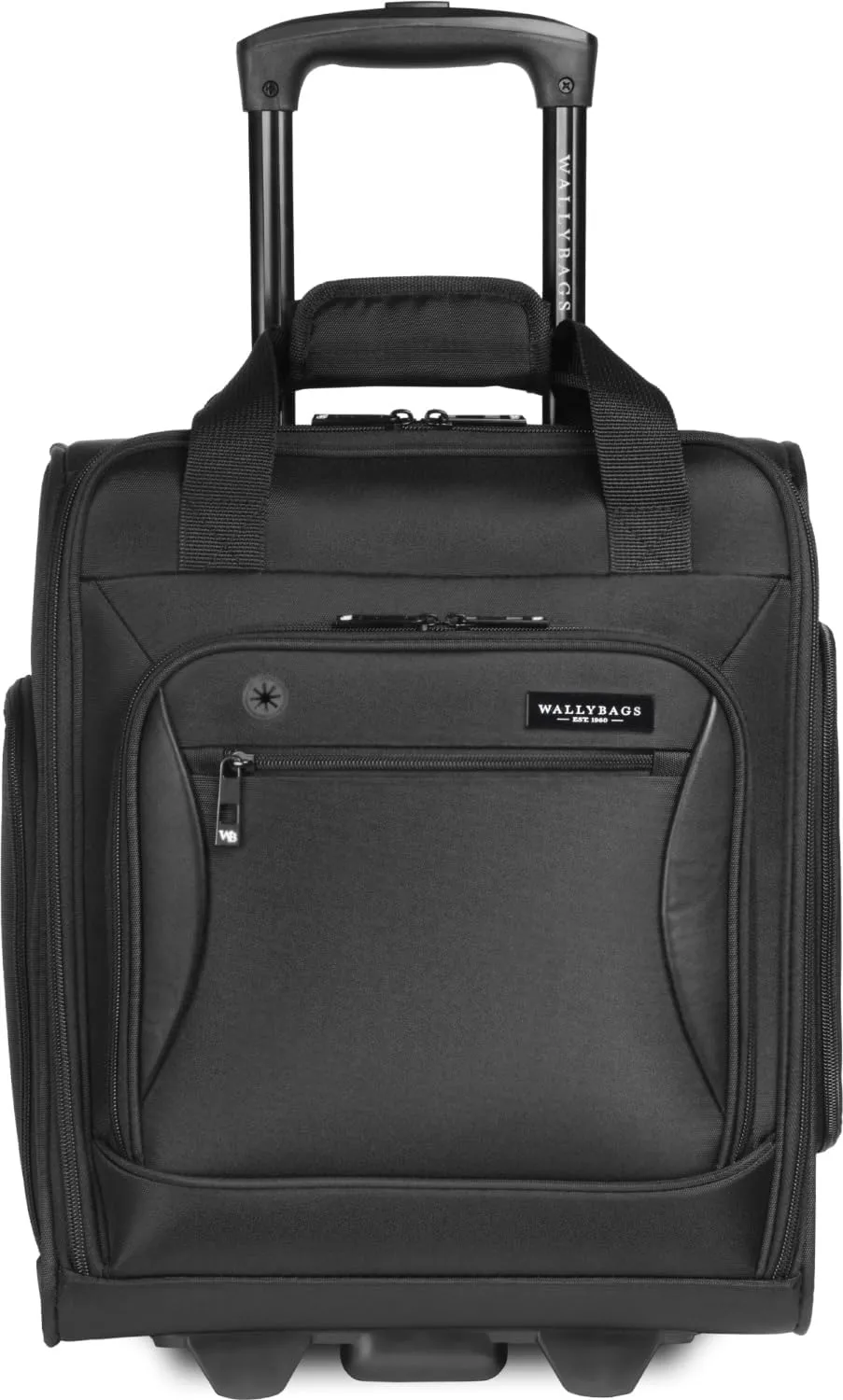 WallyBags Solutions 16” Underseat Bag with Padded Laptop and Electronics Pockets