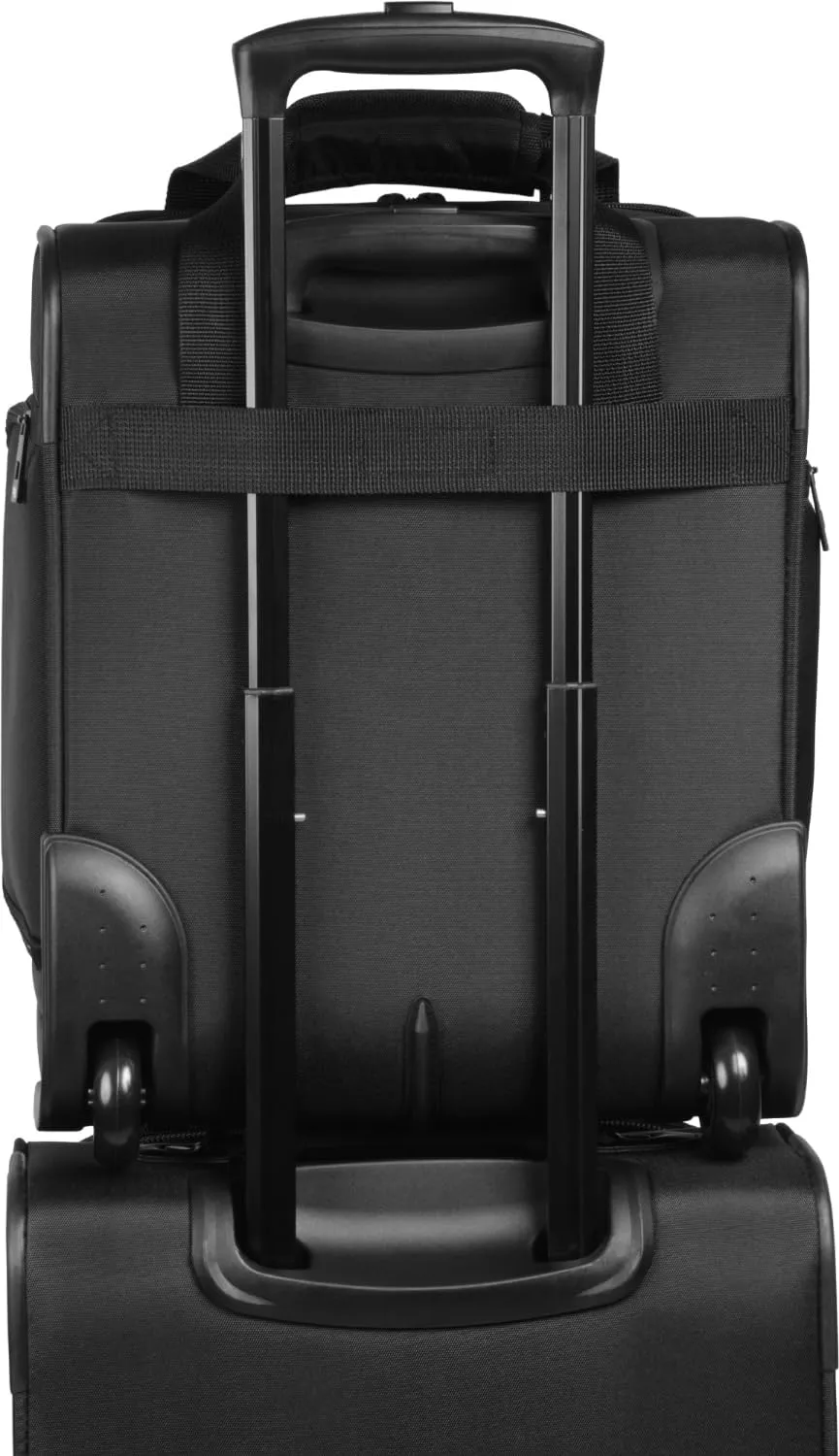 WallyBags Solutions 16” Underseat Bag with Padded Laptop and Electronics Pockets