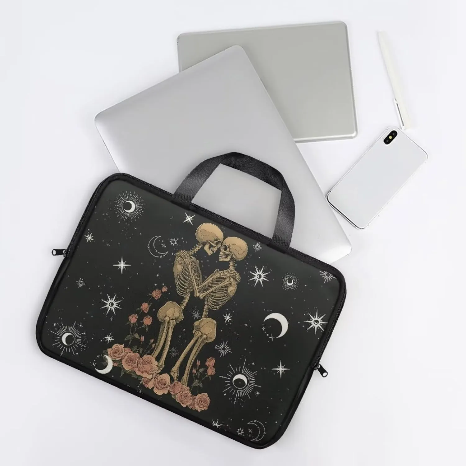 Water-Resistant Laptop Bag Leather Womens Laptop Carrying Case 10 12 13 15 17inch