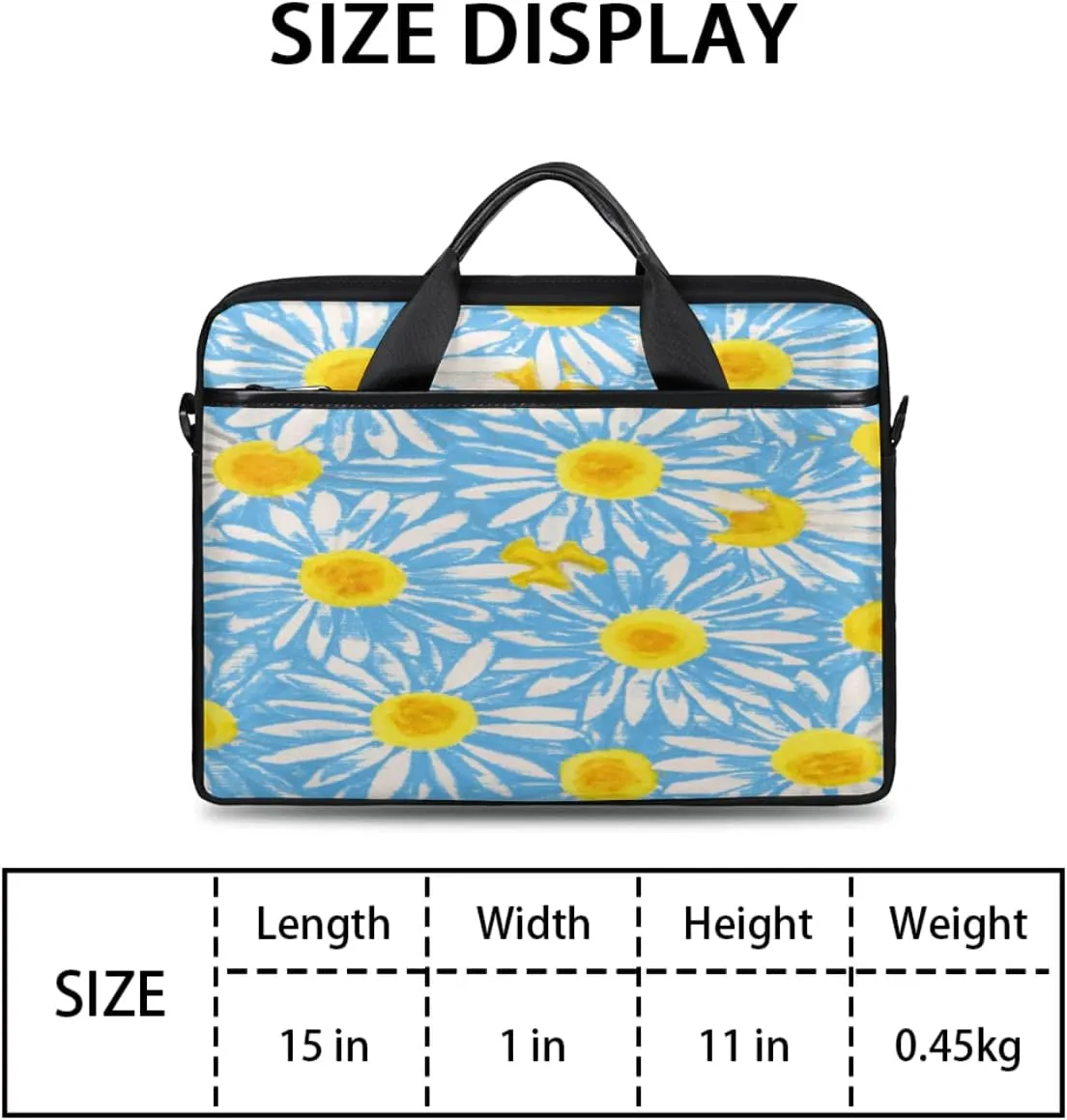 Watercolor Peacock Woman Laptop Shoulder Messenger Bag Waterproof Laptop Briefcase with Handle and Padded Strap Case Sleeve