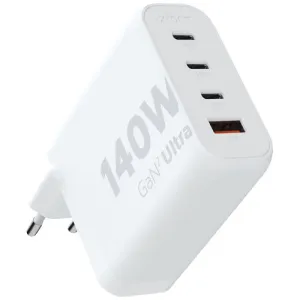 White GaN² Protected - Xtorm Lightweight wall XEC140 140W charger Ultra