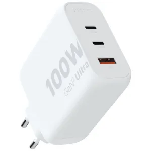 White XEC100 - GaN² Ultra charger Xtorm wall Great value 100W Quick resolution