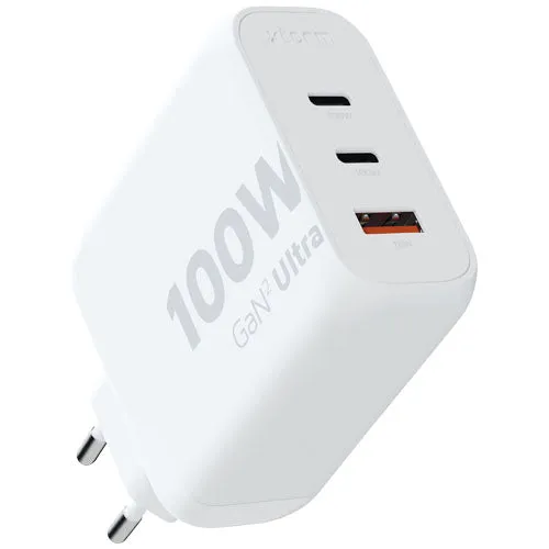 White XEC100 - GaN² Ultra charger Xtorm wall Great value 100W Quick resolution