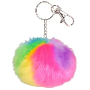 Wholesale Pom-Pom Keychain 3-1/4