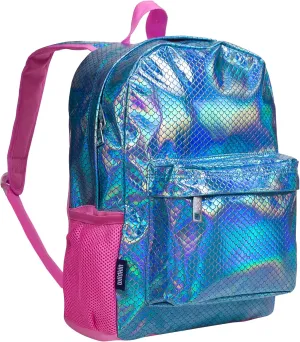Wildkin 16-inch Kids Backpack – Durable, Padded & Spacious School Bag for Boys & Girls - Mermaid Scales
