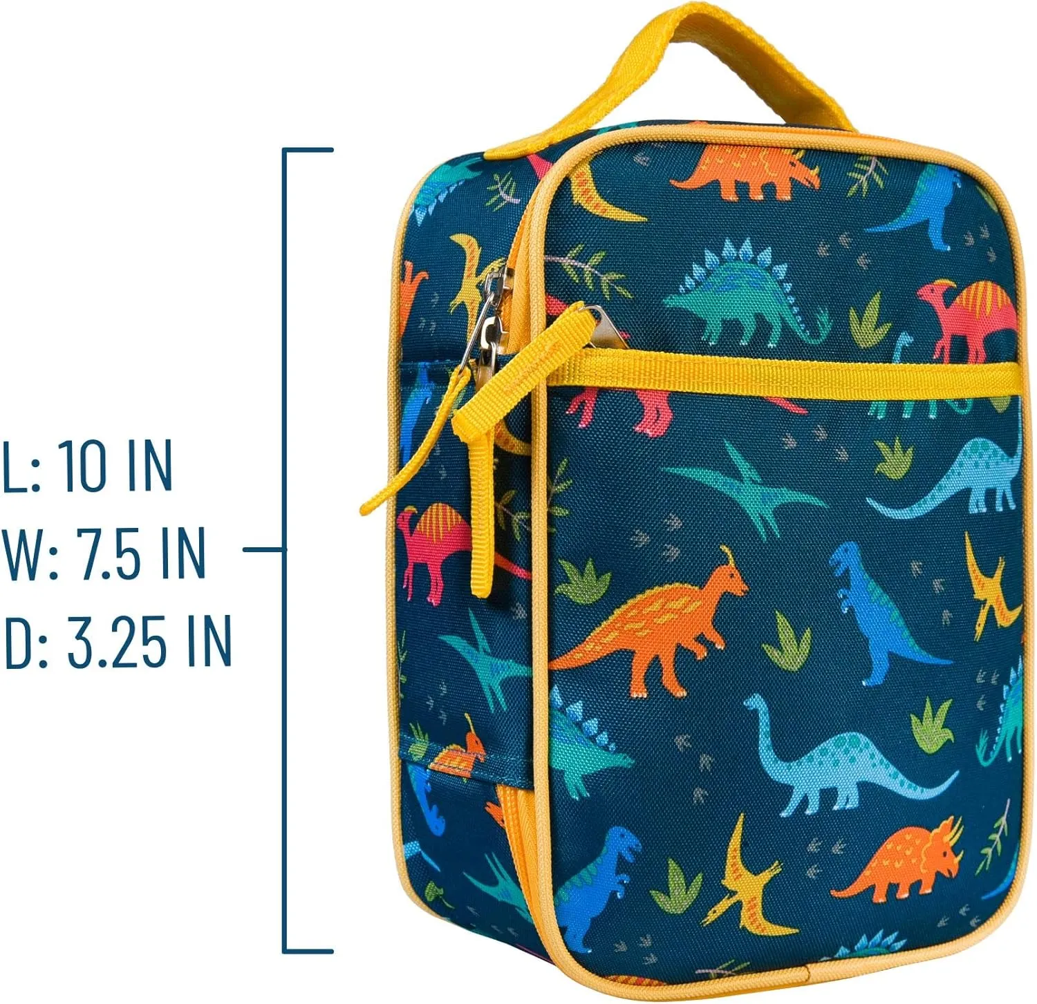 Wildkin ECO rPET Insulated Original Lunch Bag – Durable, Stylish, Ideal for School & Travel - Jurassic Dinosaurs