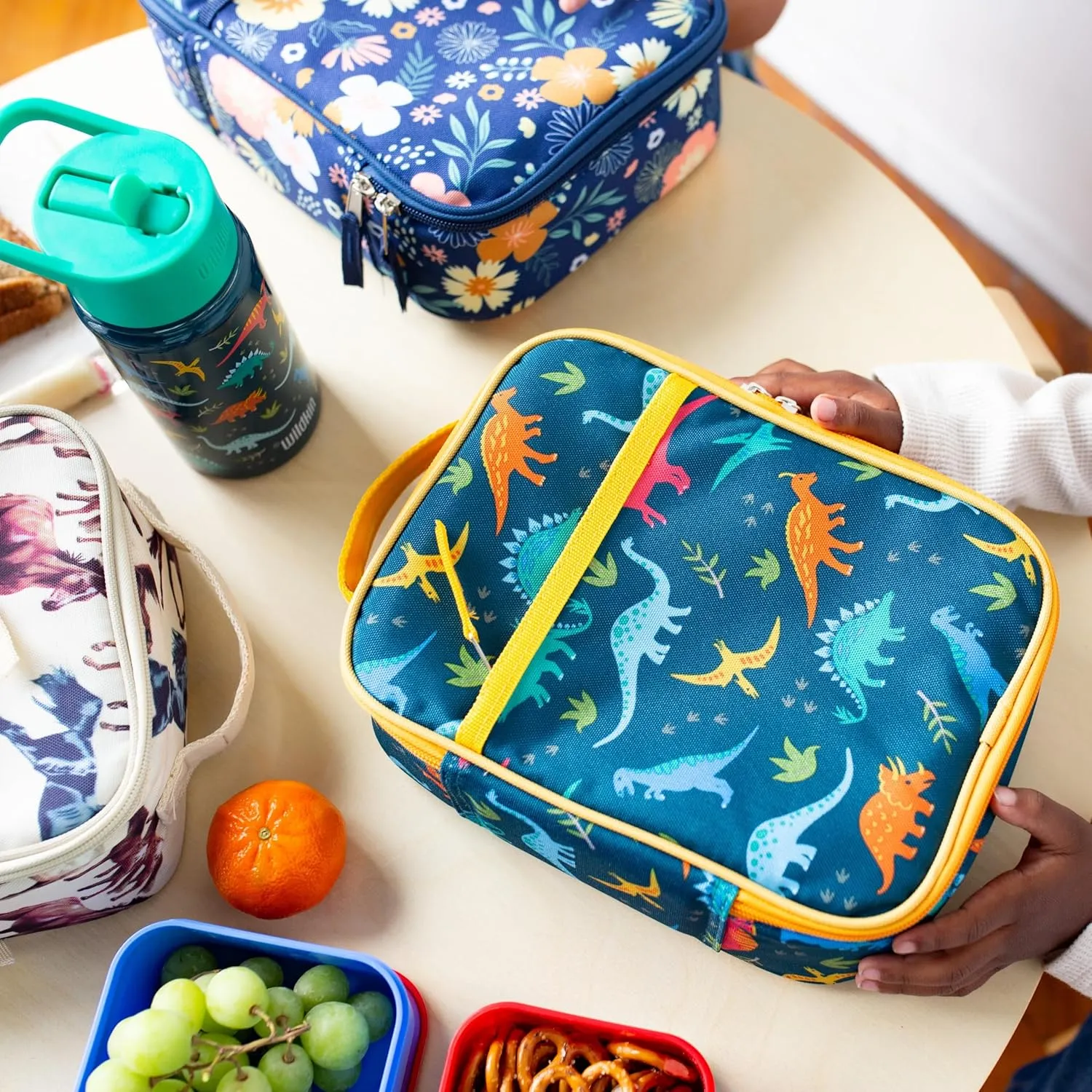 Wildkin ECO rPET Insulated Original Lunch Bag – Durable, Stylish, Ideal for School & Travel - Jurassic Dinosaurs