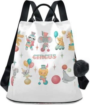 Women Backpack Daypack Casual Shoulder Bag Vintage Anti-theft Travel Backpack Pattern 4