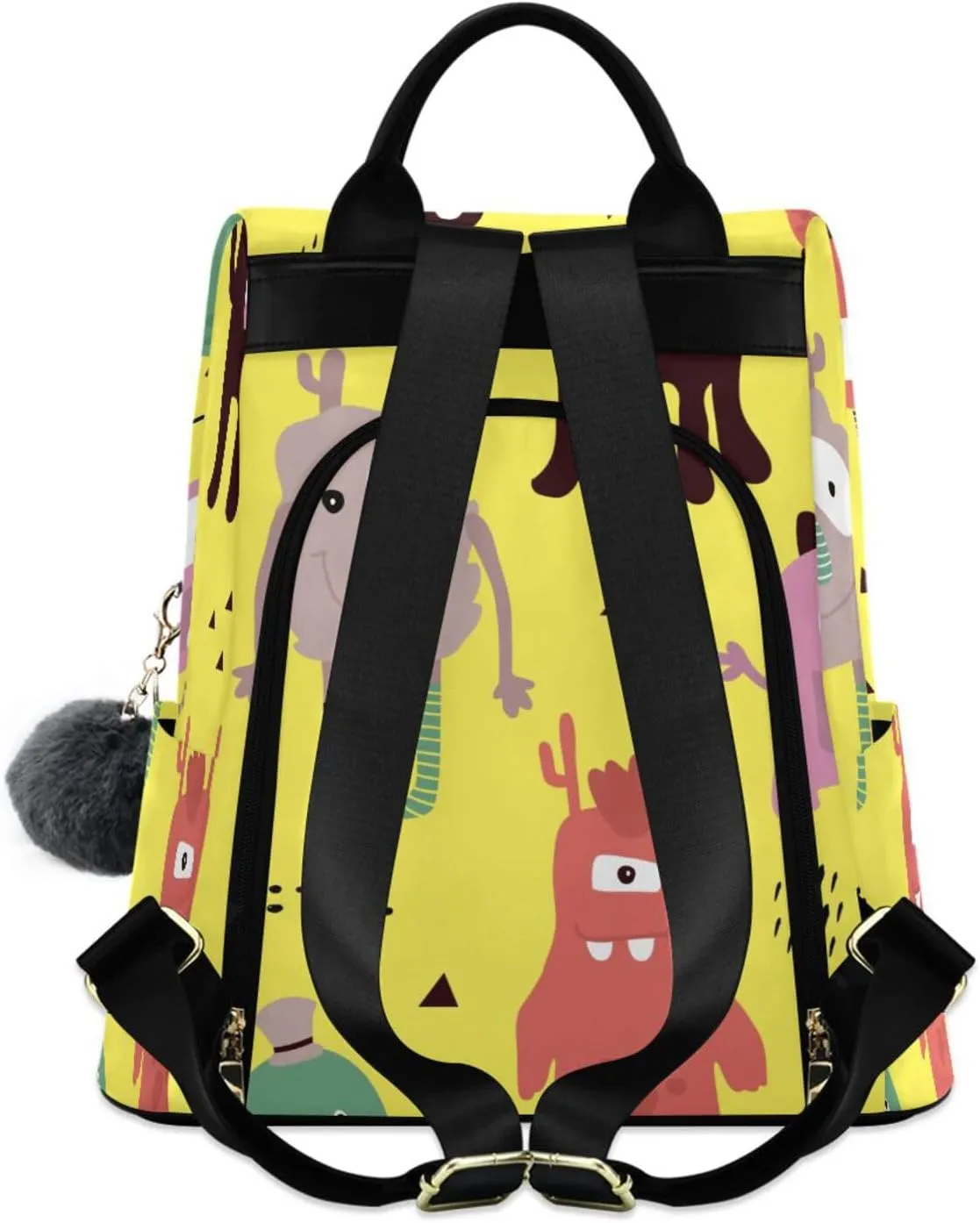 Women Backpack Daypack Casual Shoulder Bag Vintage Anti-theft Travel Backpack Pattern 9