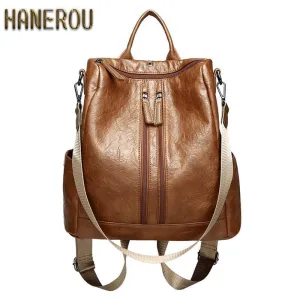 Women's Bags Monumental discount Backpack Final clearance School Leather Mochila - Escolar