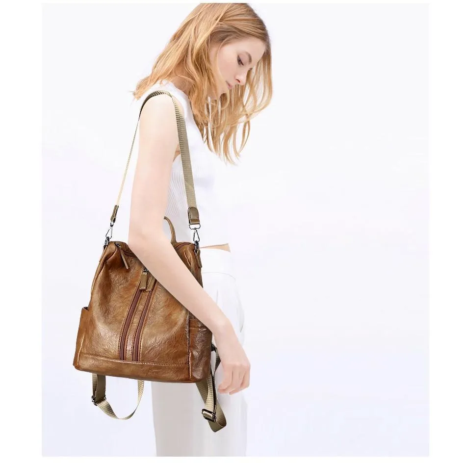 Women's Bags Monumental discount Backpack Final clearance School Leather Mochila - Escolar