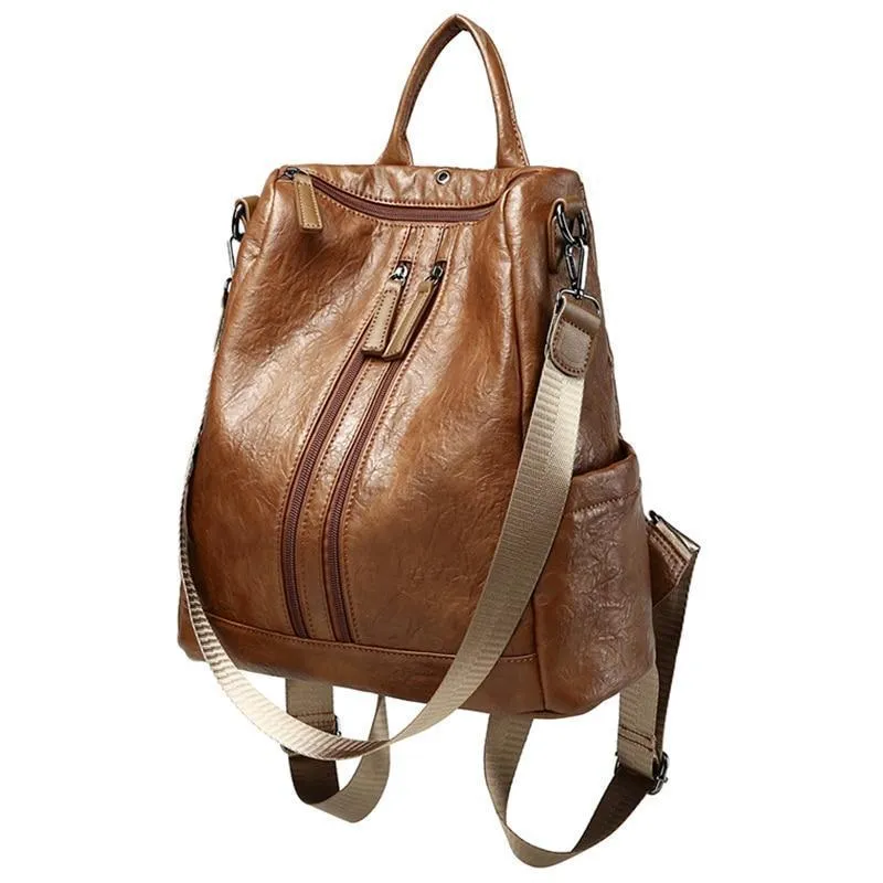 Women's Bags Monumental discount Backpack Final clearance School Leather Mochila - Escolar